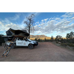 Our premium vehicles are automatic, airconditioned, diesel 4WD Toyota Hilux's with all terrain tyres and aluminium canopy with dual rooftop tents. You are able to drive our vehicles on various roads outlined in our terms and conditions for a fraction of the cost.